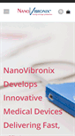 Mobile Screenshot of nanovibronix.com